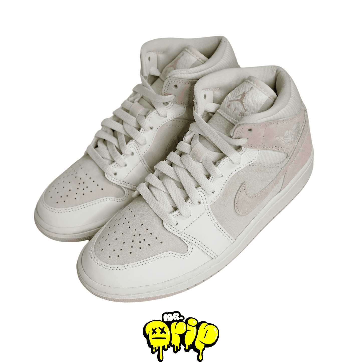 Nike - W Air Jordan 1 Mid SE Coconut Milk/Legend Pink