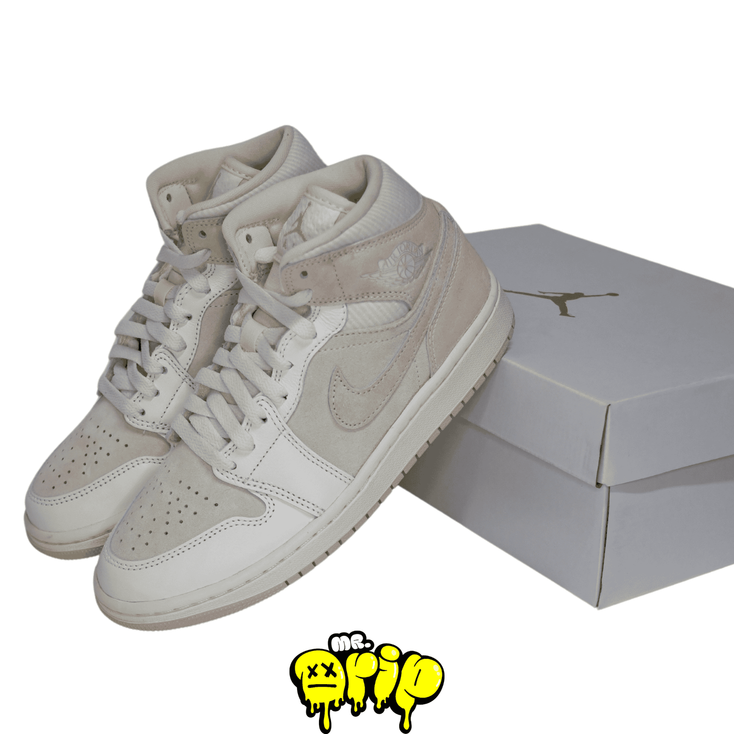 Nike - W Air Jordan 1 Mid SE Coconut Milk/Legend Pink