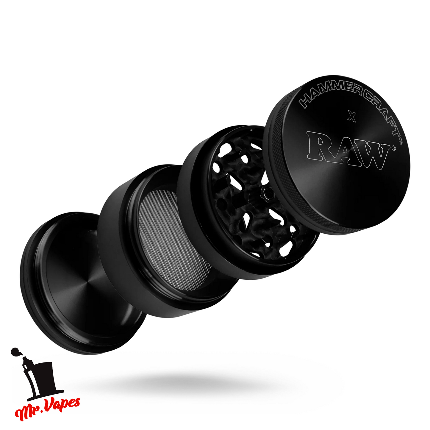 Raw Hammer Craft Aluminium Grinder - Mr Vapes - Vapes