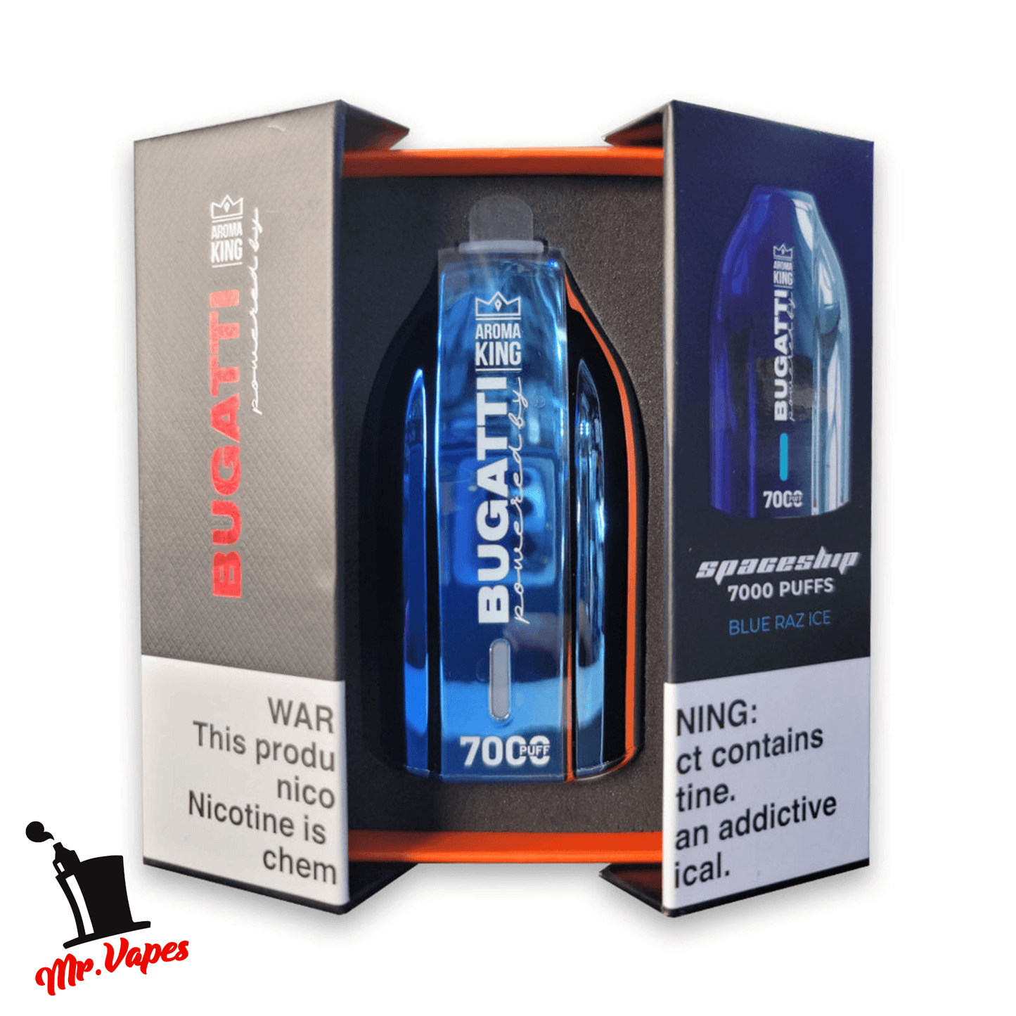 Aroma King - Bugatti Spaceship | Desechable 7000 Hits - Mr Vapes