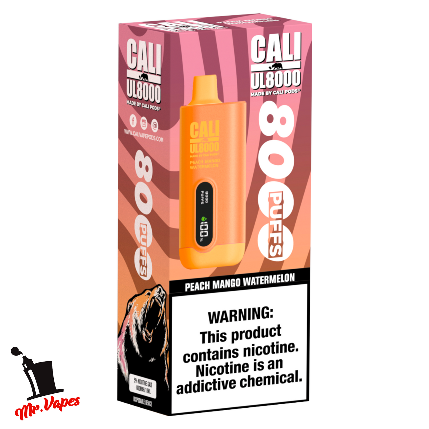 Cali - UL8000 | Desechable 8,000 Hits