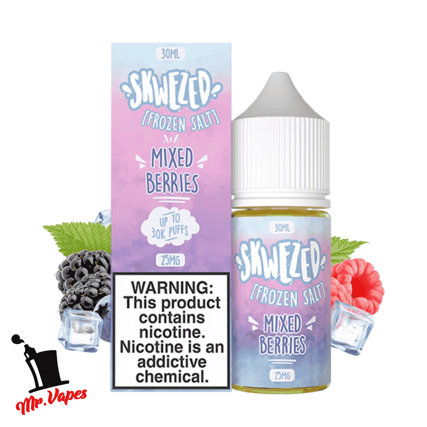 Skwezed Frozen Salt 30ml - Mr Vapes - Vapes