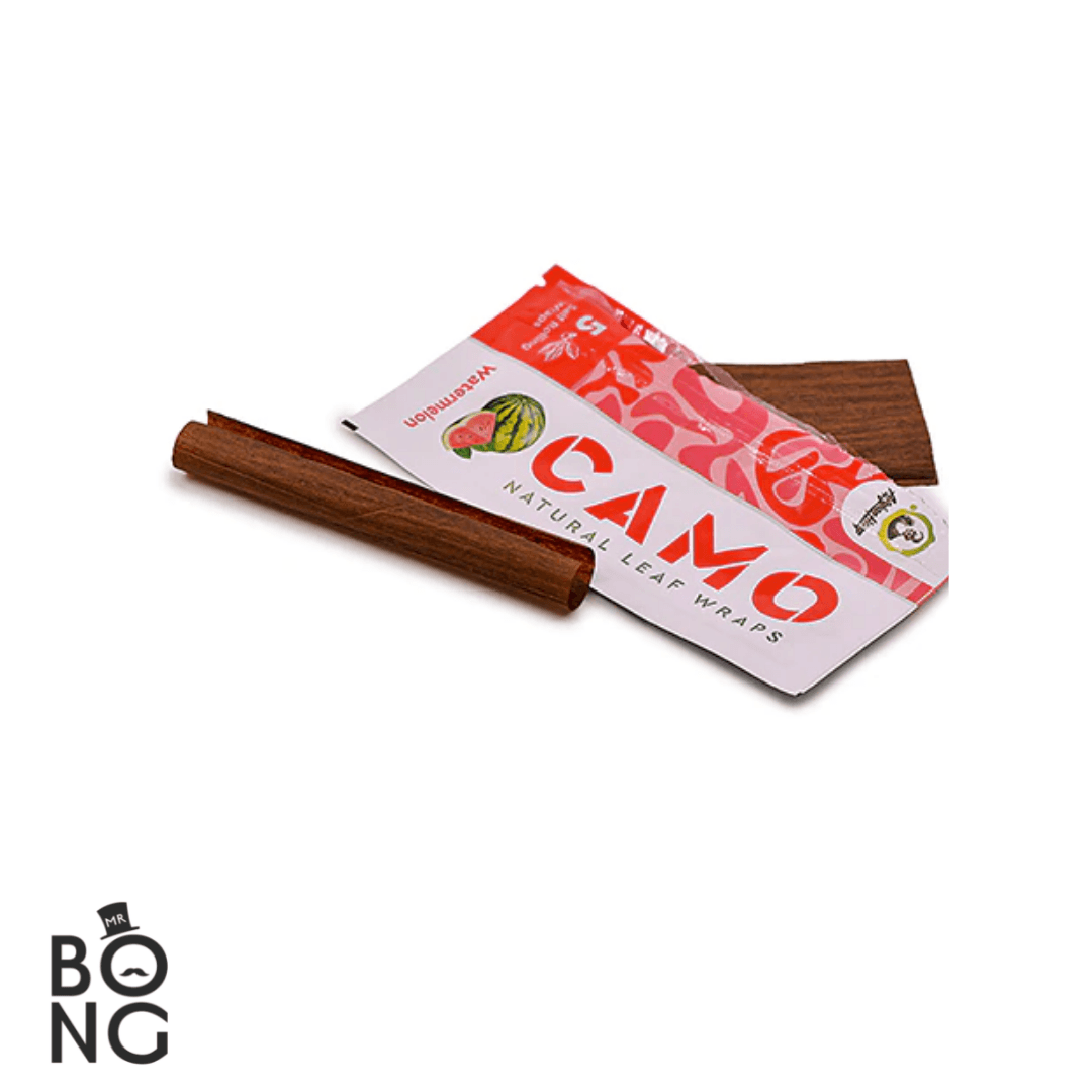 Afghan Hemp Camo Natural Leaf Wraps (5 Piezas) - Mr Vapes