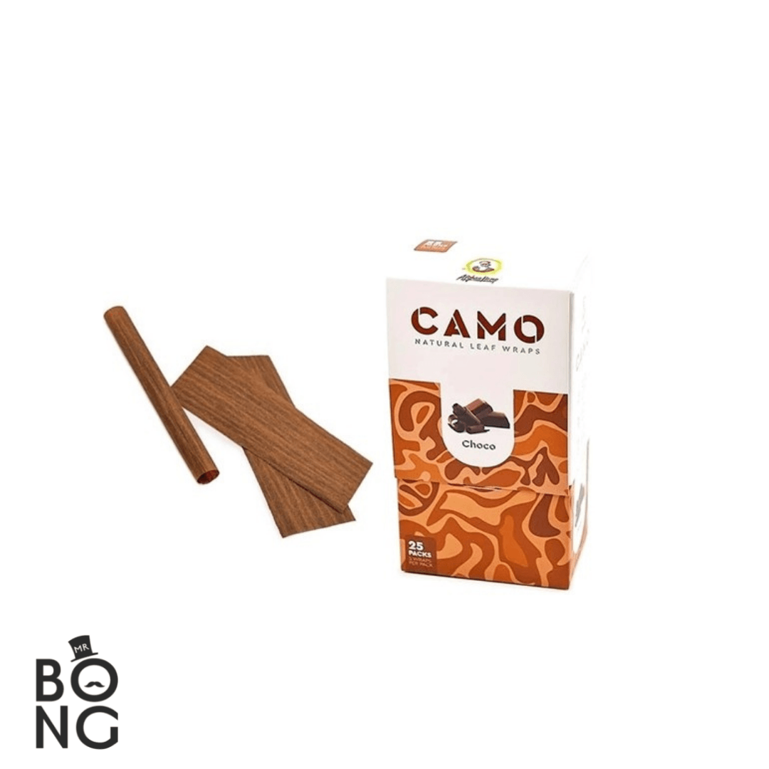 Afghan Hemp Camo Natural Leaf Wraps (5 Piezas) - Mr Vapes