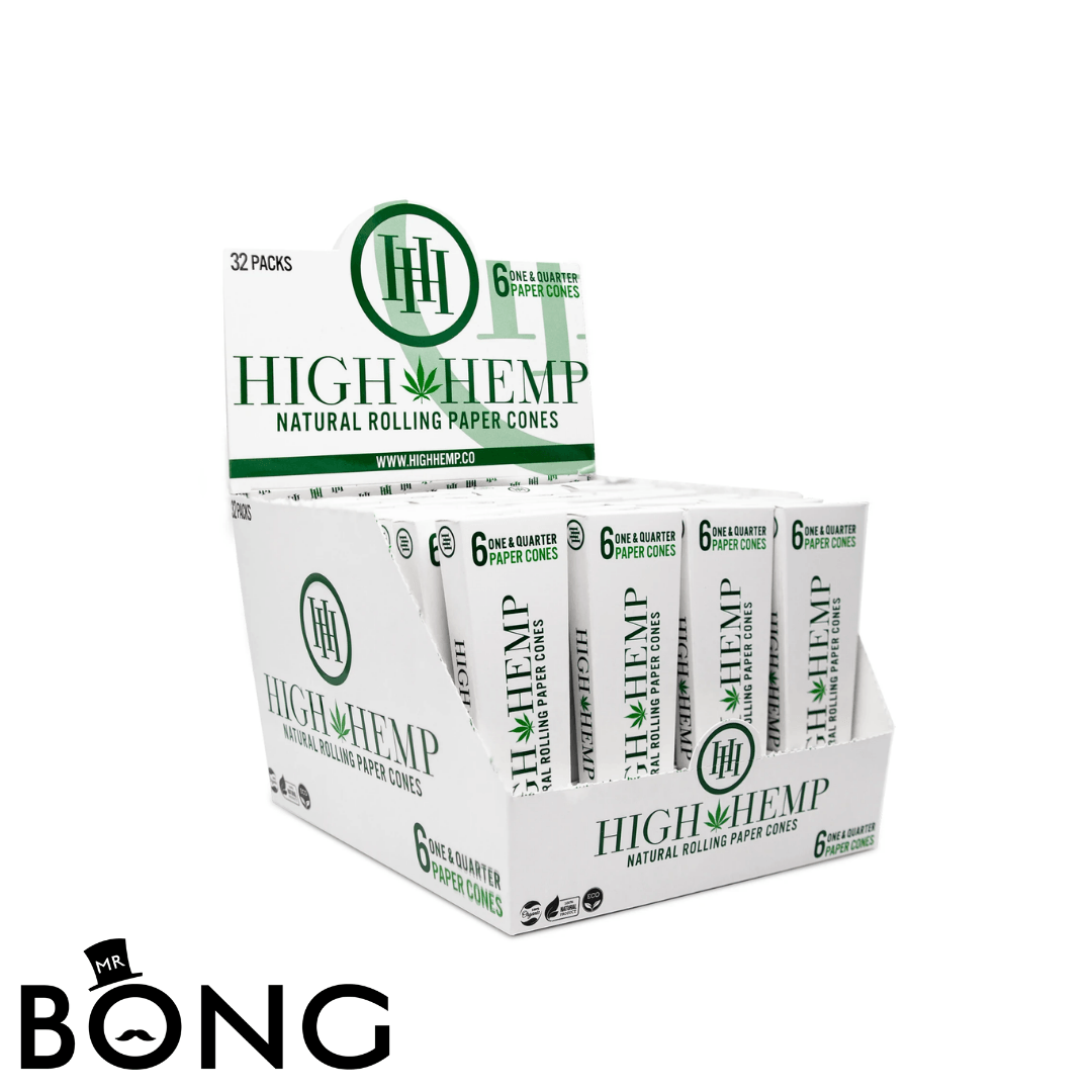 High Hemp 1/4 Cones (6 Piezas) - Mr Vapes