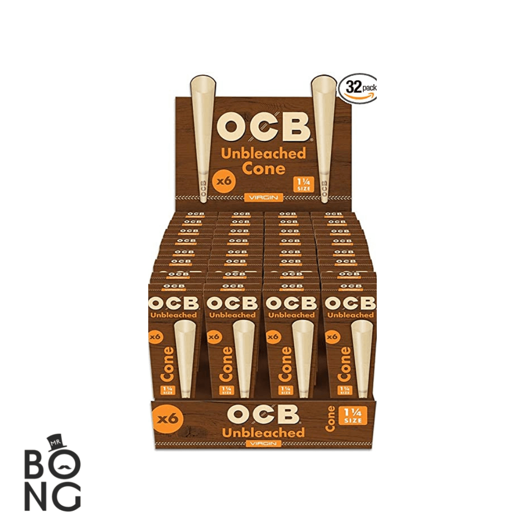 Ocb - Unbleached Cone 1 1/4 - Mr Vapes