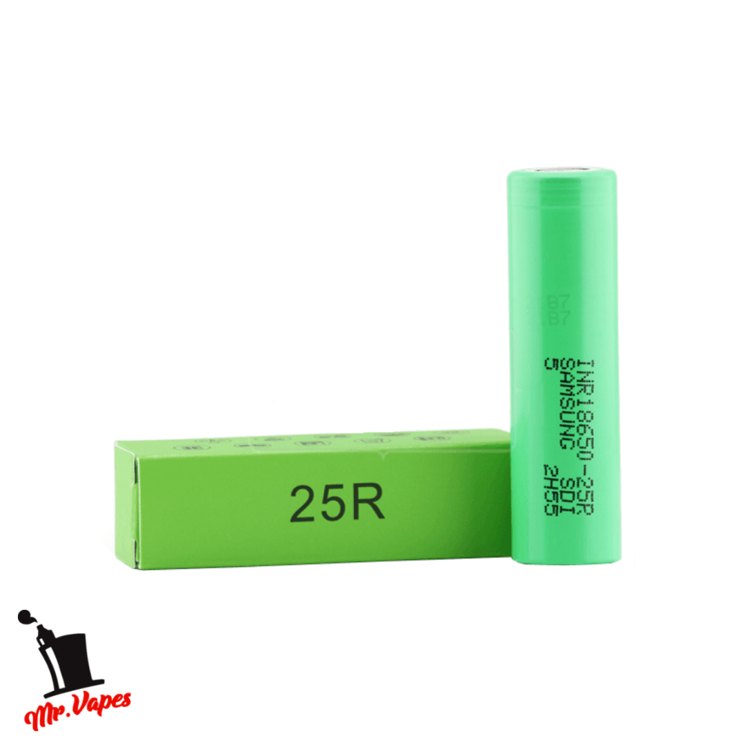 Bateria Samsung 25R 18650 / 2500 mAh - Mr Vapes