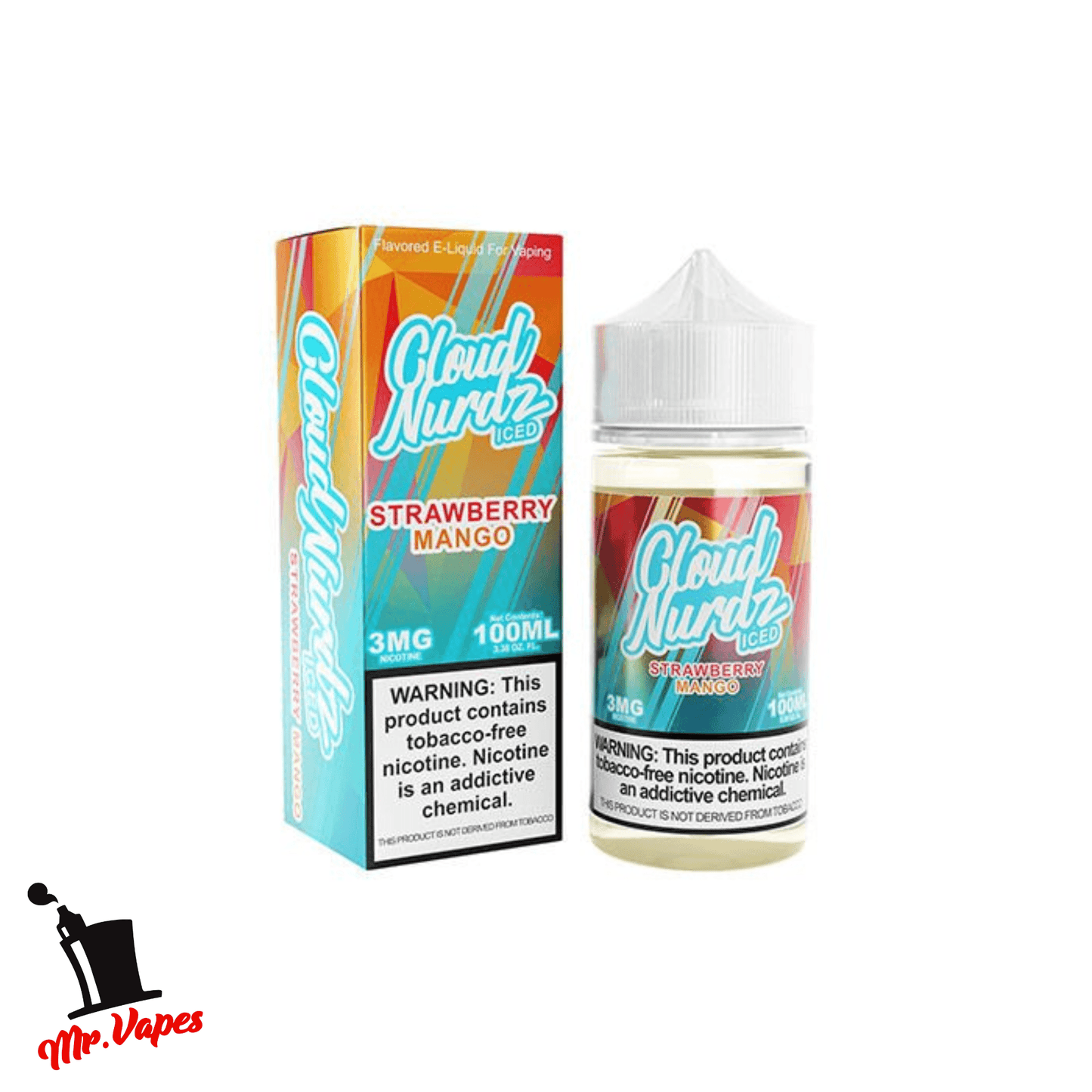 Cloud Nurdz Iced E-Liquids (Sabores Varios) 100ml - Mr Vapes