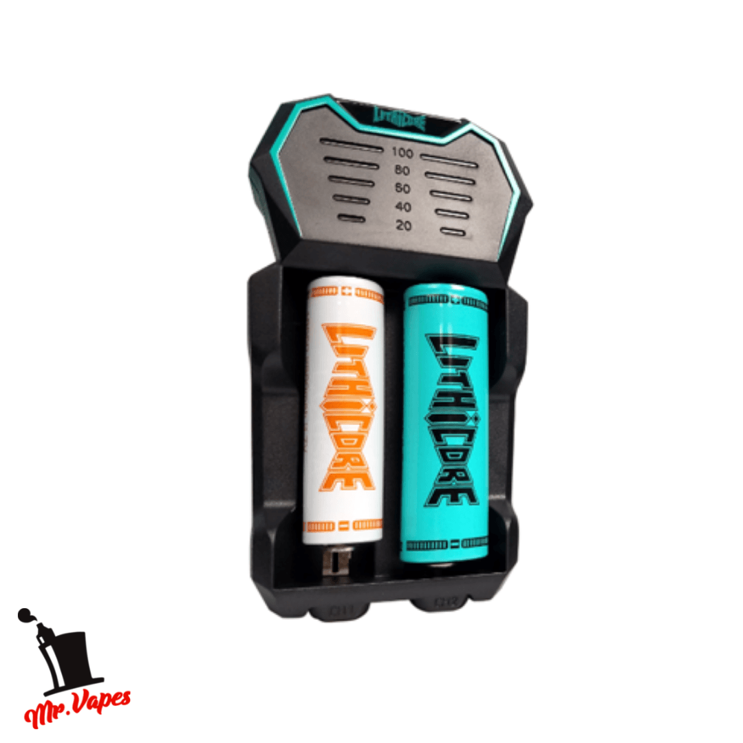 Lithicore Edge - Cargador Baterias - Mr Vapes