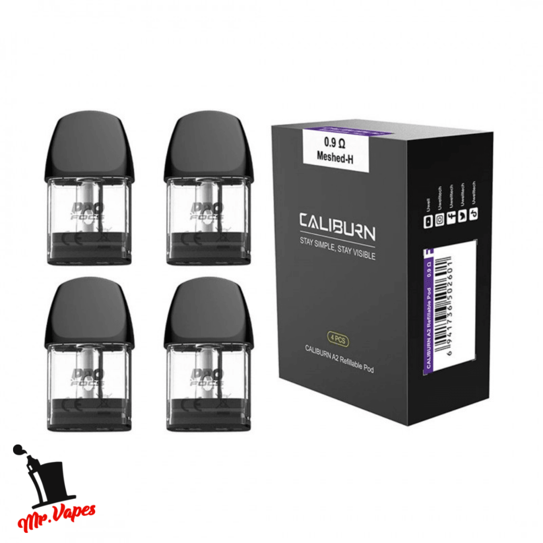 Uwell Caliburn A2 - Cartucho de 0.9Ohms - Mr Vapes