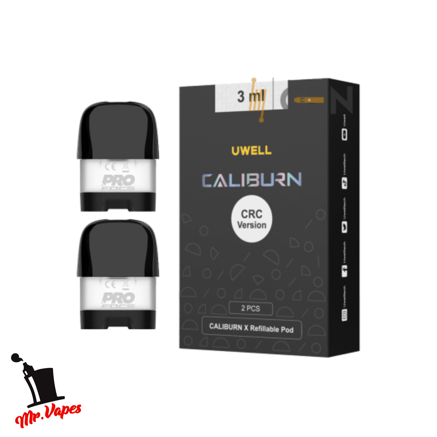 Uwell Caliburn X Cartucho Sin Coil - Mr Vapes