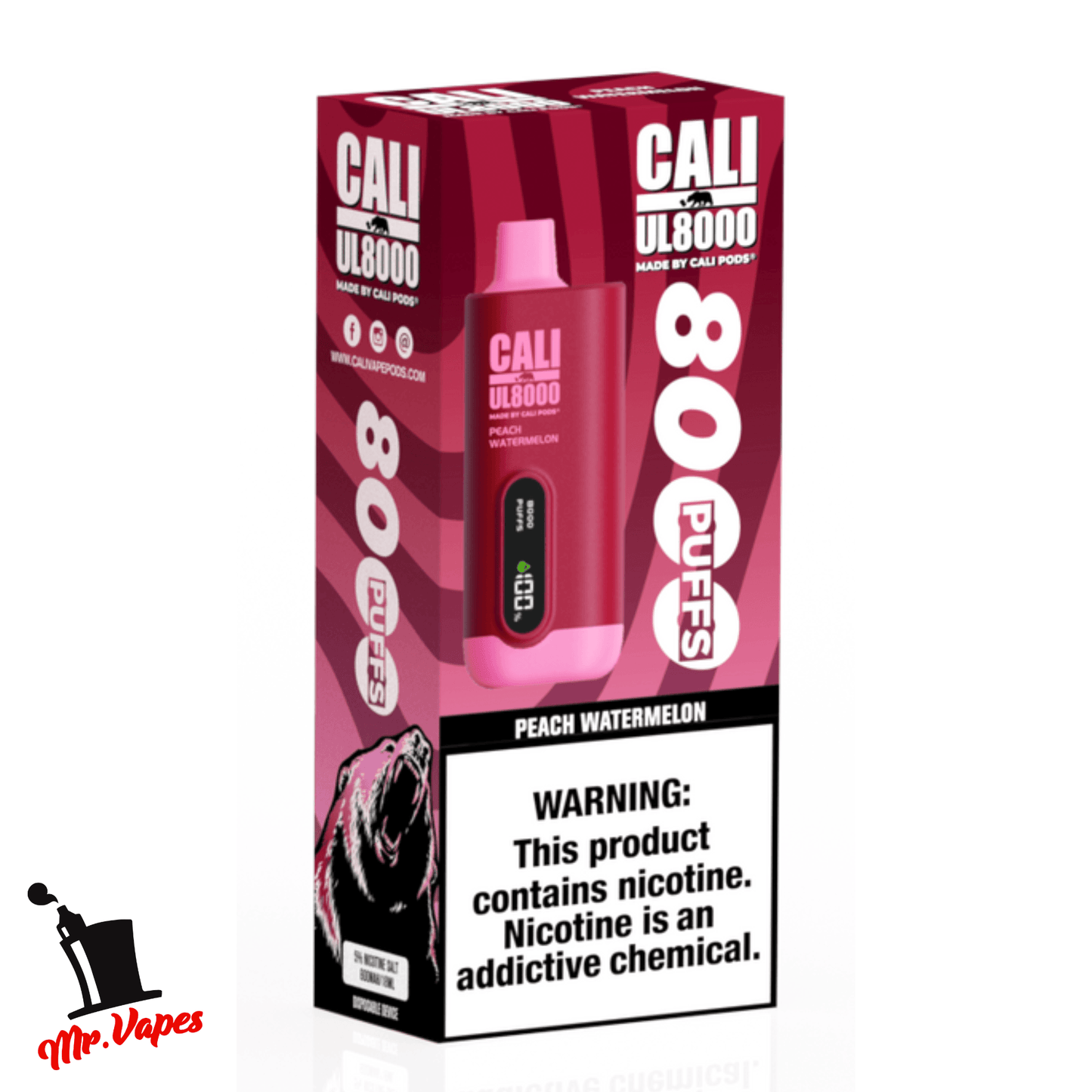 Disposable Cali UL8000 - Mr Vapes