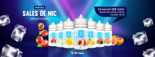 ¿Qué son las sales de nicotina?