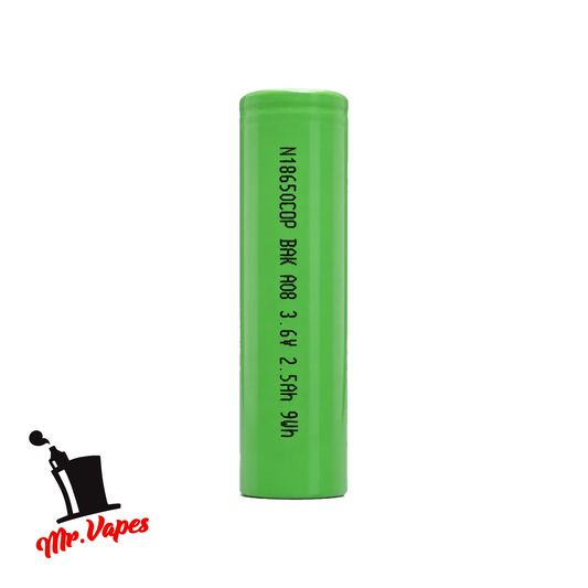 BAK N18650COP 2500mAh 30A | Batería 18650