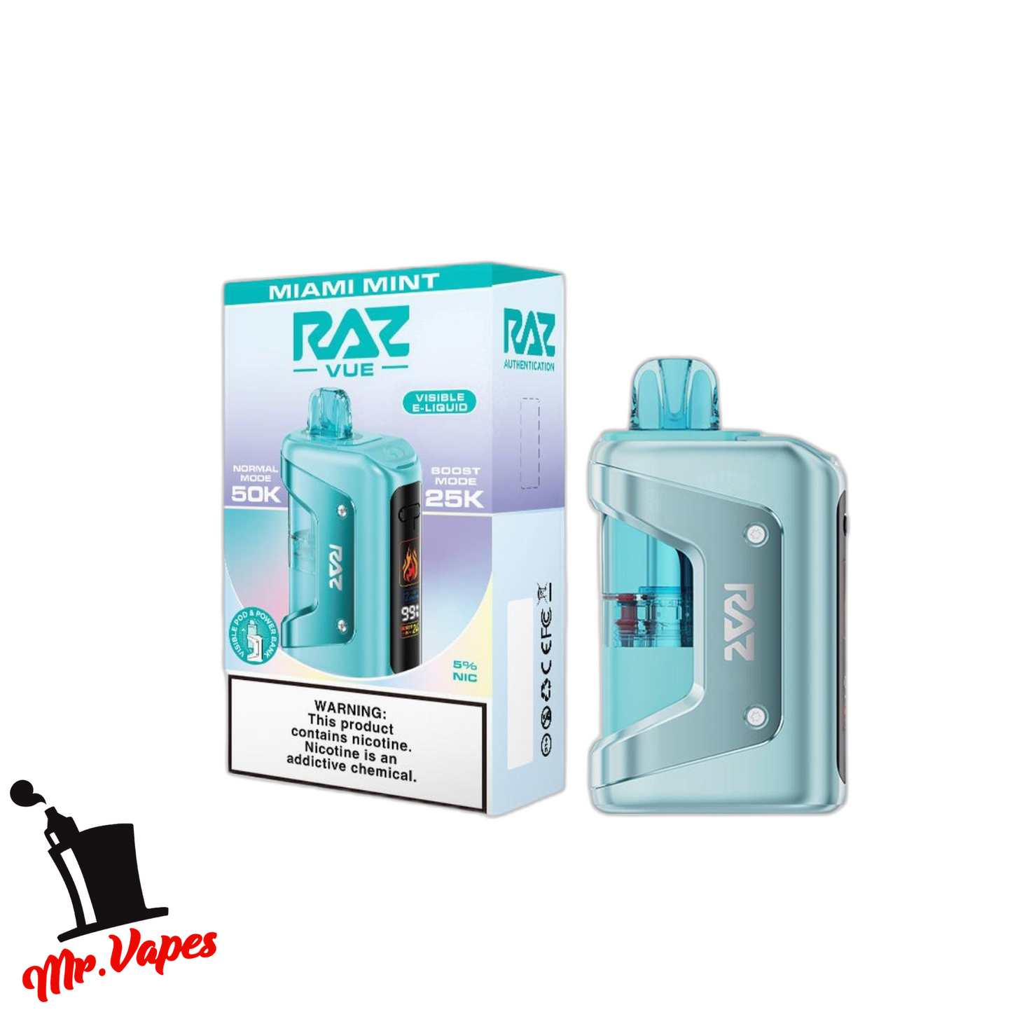 Geek Vape Raz VUE 50K Hits Desechable - Mr Vapes - Vapes