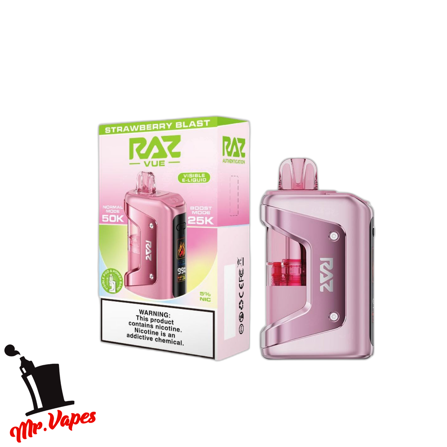 Geek Vape Raz VUE 50K Hits Desechable - Mr Vapes - Vapes