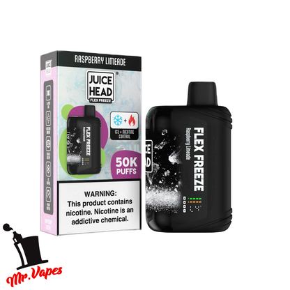 Juice Head Flex Freeze | Desechable 50,000 Hits - Mr Vapes - Vapes
