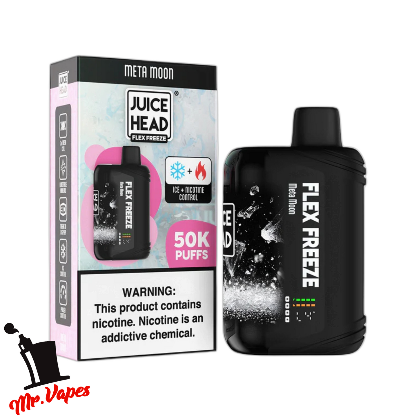 Juice Head Flex Freeze | Desechable 50,000 Hits - Mr Vapes - Vapes