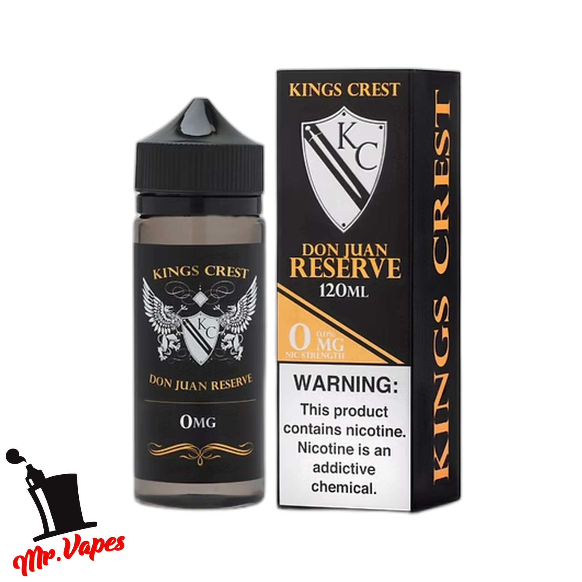 King's Crest E-Liquid 120ml - Mr Vapes - Vapes