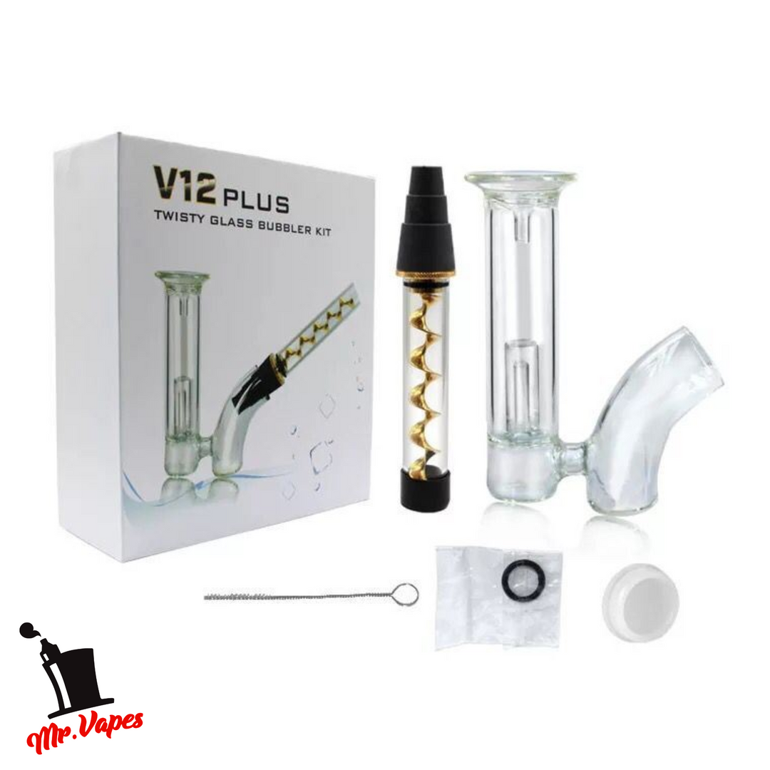 V12 Plus - Twisty Blunt Glass Bubbler Kit