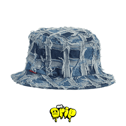 Supreme Frayed Patchwork Denim Crusher Washed