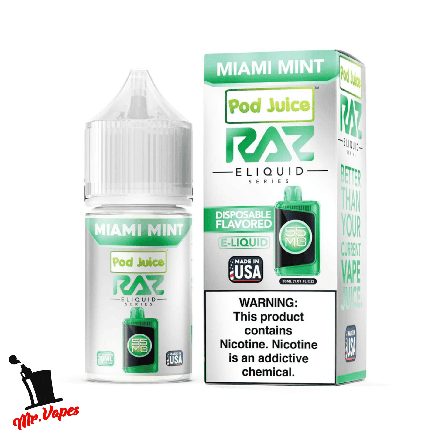 Pod Juice x Raz Salt