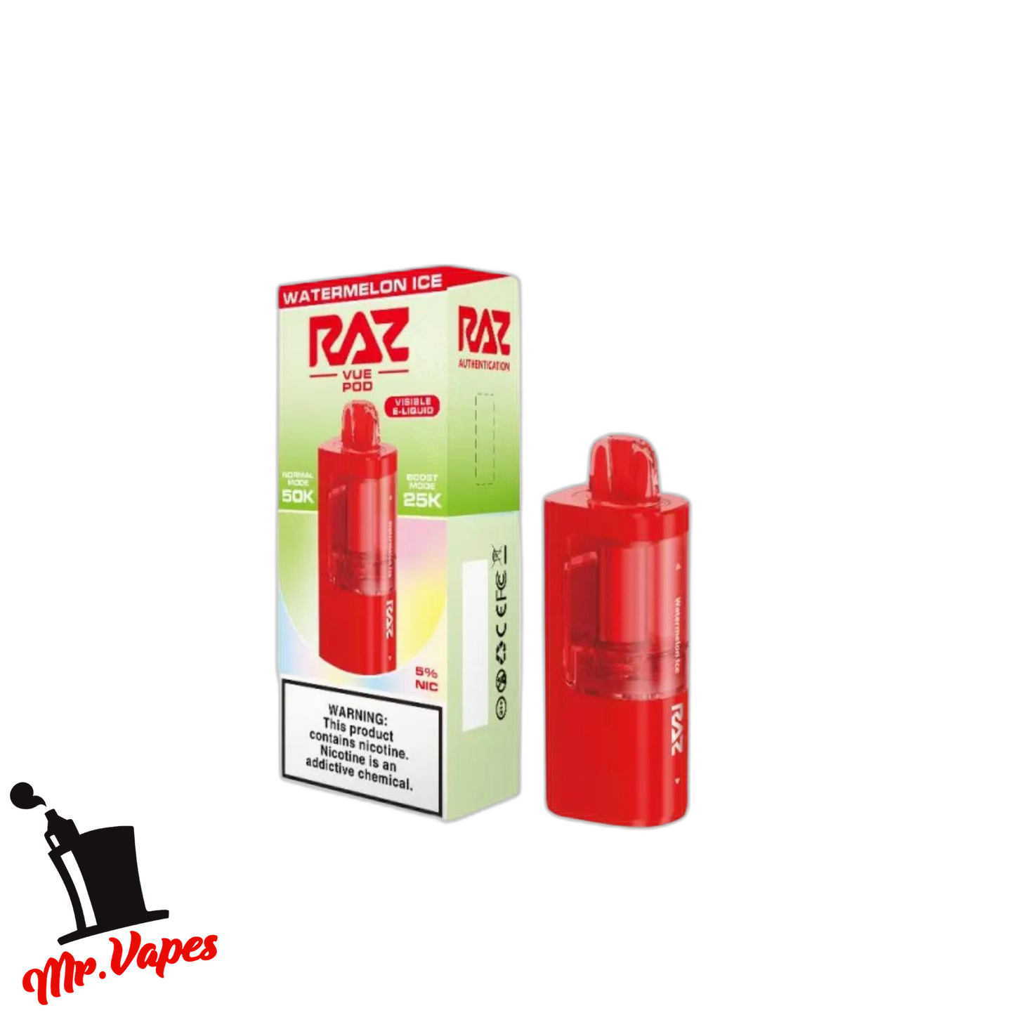 Raz VUE 50K Repuesto | Desechable 50,000 Hits