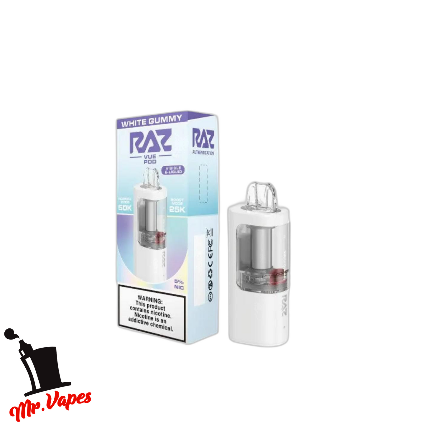 Raz VUE 50K Repuesto | Desechable 50,000 Hits