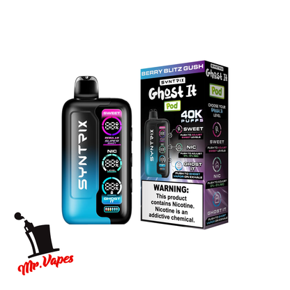 Syntrix Ghost It | Desechable 40,000 Hits - Mr Vapes - Vapes