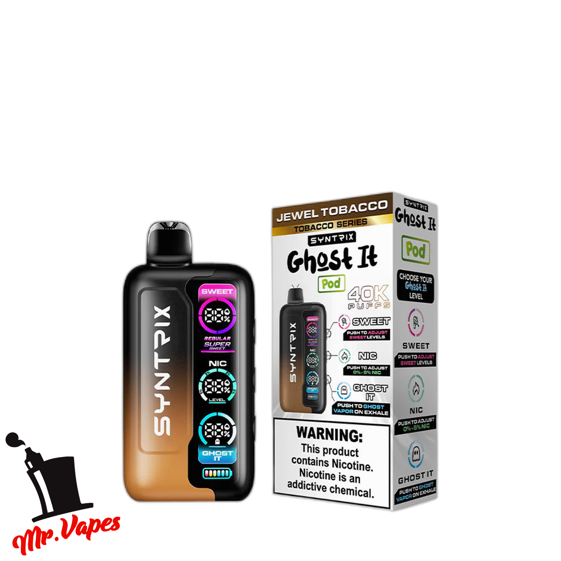 Syntrix Ghost It | Desechable 40,000 Hits - Mr Vapes - Vapes