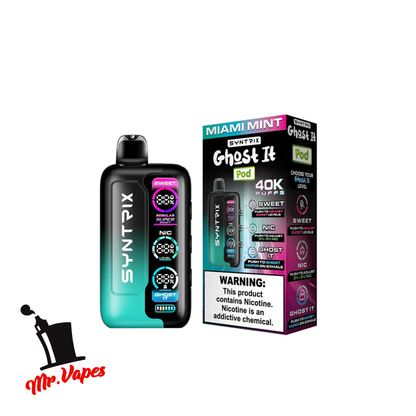 Syntrix Ghost It | Desechable 40,000 Hits - Mr Vapes - Vapes