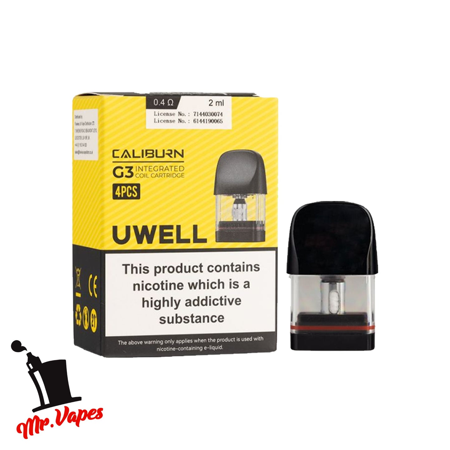 Uwell Caliburn G3 Cartucho - Mr Vapes - Vapes