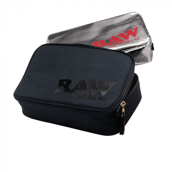 Raw Black Tonal Smell Proof Bag (Large) - Mr Vapes