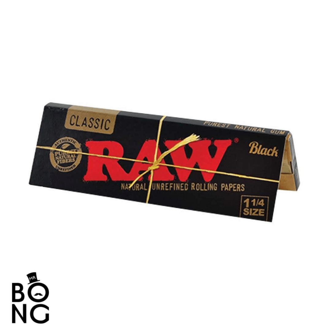 Raw Classic Black 1¼ - Mr Vapes