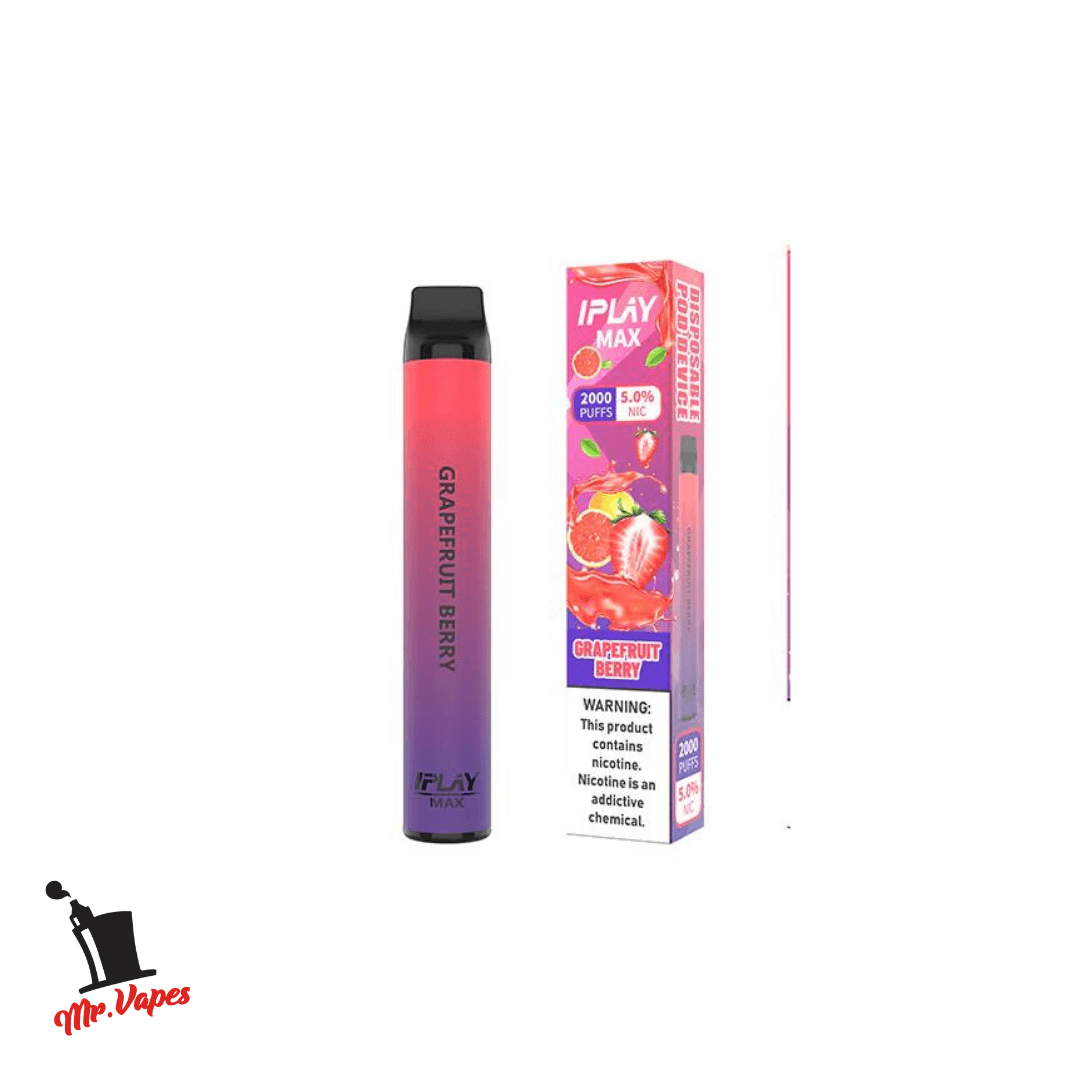Iplay Max Desechable 2500 Hits Berry Watermelon Mr Vapes