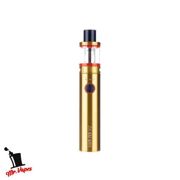 Vape 22 SMOK VAPE PEN 22 KIT. The Smok Vape Pen 22 kit has the simple  design and is powered by built-in 1650mAh battery. With safety output, Vape  Pen 22 can be charged via
