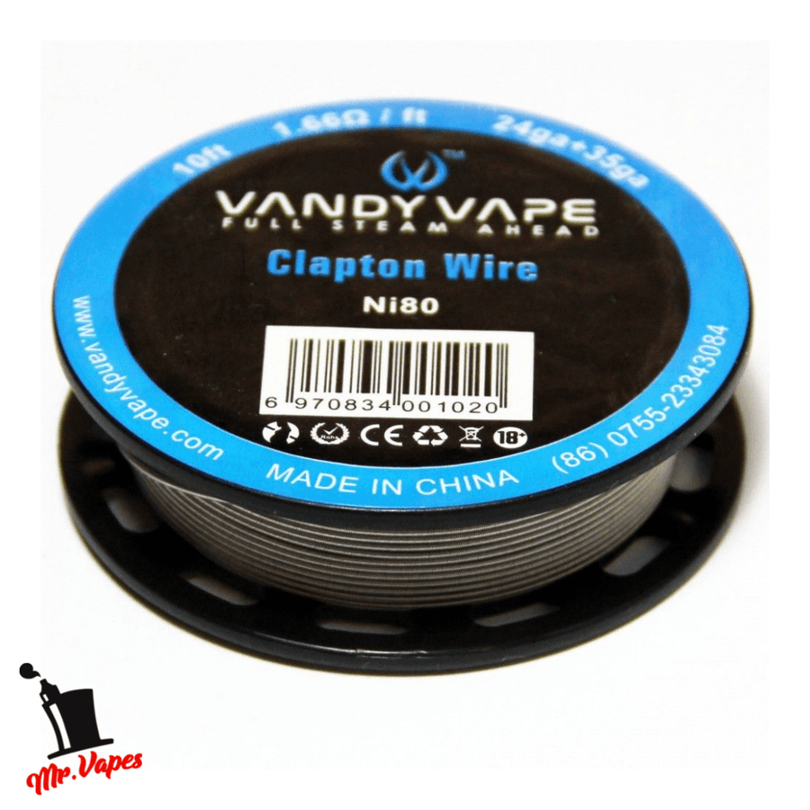 VandyVape Clapton Wire Ni80 - 24ga+35ga - Mr Vapes